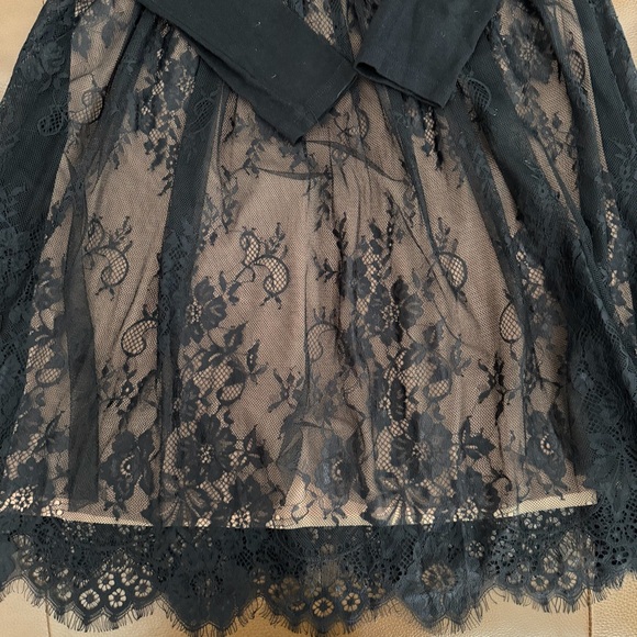 Anthropologie Bailey/44 Black Lace Women’s Dress Small 🎄 - Picture 2 of 5